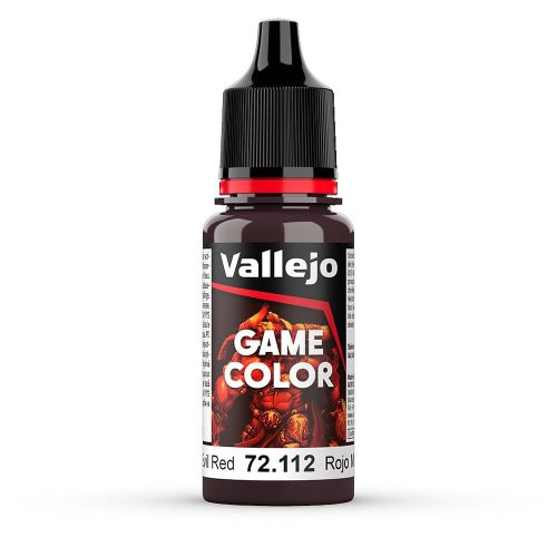 Vallejo 72112 Evil Red, 17 ml (Game Color) akril makettfesték