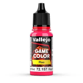   Vallejo 72157 Fluorescent Red, 17 ml (Game Color) akril makett festék