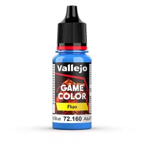   Vallejo 72160 Fluorescent Blue, 17 ml (Game Color) akril makett festék