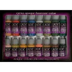   Vallejo 72290 Color-Set, Extra Opaque Colors, 16x17 ml (Game Color)