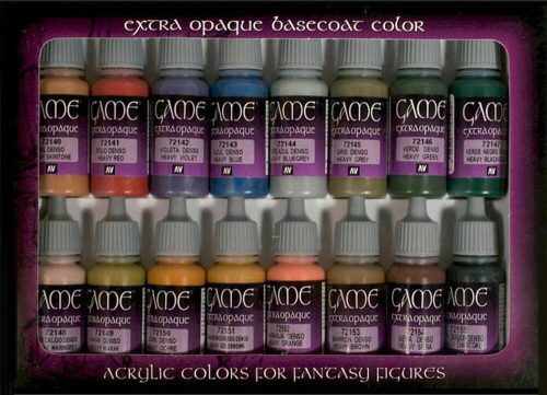 Vallejo 72290 Color-Set, Extra Opaque Colors, 16x17 ml (Game Color)