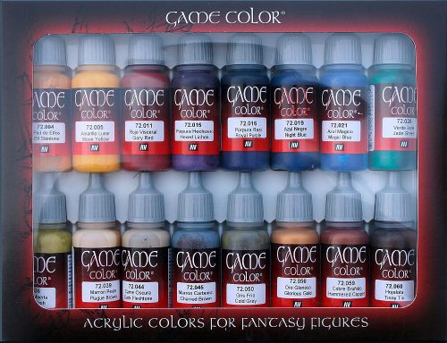 Vallejo 72298 Color-Set, Advanced, 16x17 ml (Game Color)