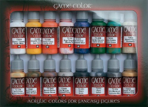 Vallejo 72299 Color-Set, Introduction, 16x17 ml (Game Color)