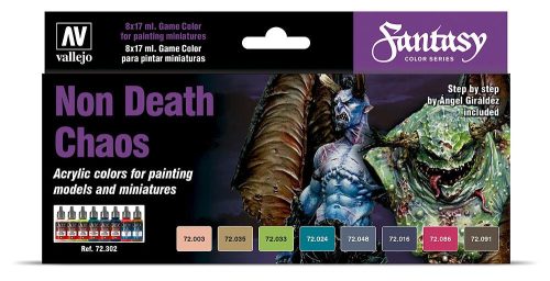 Vallejo 72302 Color-Set, Non Death Chaos, 8x17 ml (Game Color)