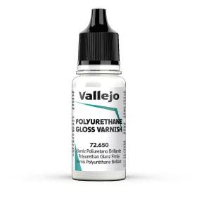   Vallejo 72650 Polyurethane Gloss Varnish, 17 ml (Game Color) akril makett festék