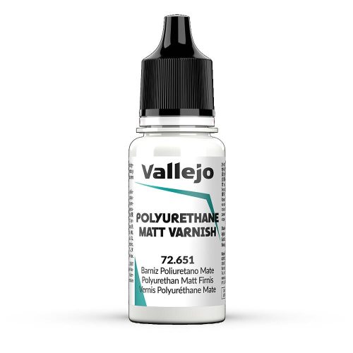 Vallejo 72651 Polyurethane Matt Varnish, 17 ml (Game Color) akril makett festék