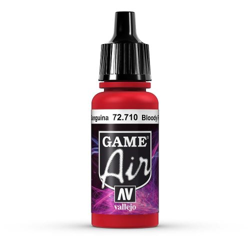 Vallejo 72710 Bloody Red, 17 ml (Game Air) akril makett festék