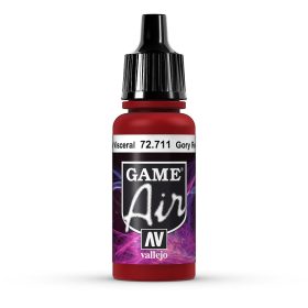   Vallejo 72711 Gory Red, 17 ml (Game Air) akril makett festék