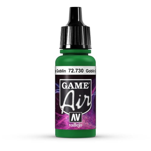 Vallejo 72730 Goblin Green, 17 ml (Game Air) akril makett festék