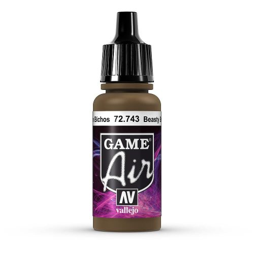 Vallejo 72743 Beasty Brown, 17 ml (Game Air) akril makettfesték