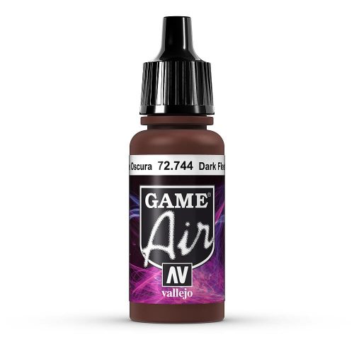 Vallejo 72744 Dark Fleshtone, 17 ml (Game Air) akril makettfesték