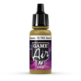   Vallejo 72763 Desert Yellow, 17 ml (Game Air) akril makett festék