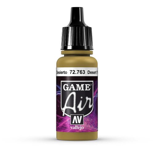 Vallejo 72763 Desert Yellow, 17 ml (Game Air) akril makettfesték