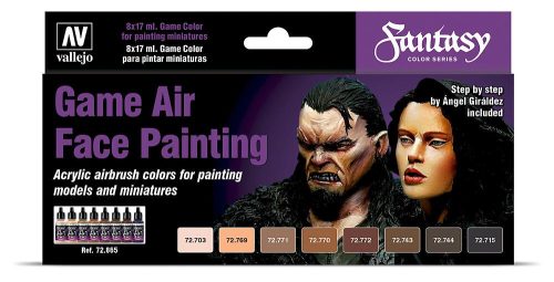 Vallejo 72865 Color-Set, Game Air Face Painting