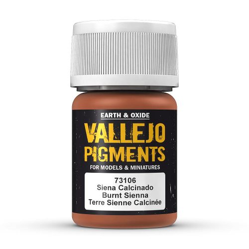Vallejo 73106 Burnt Sienna (pigment) - 35 ml