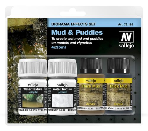 Vallejo 73189 Diorama Effects Set - Mud & Puddles set