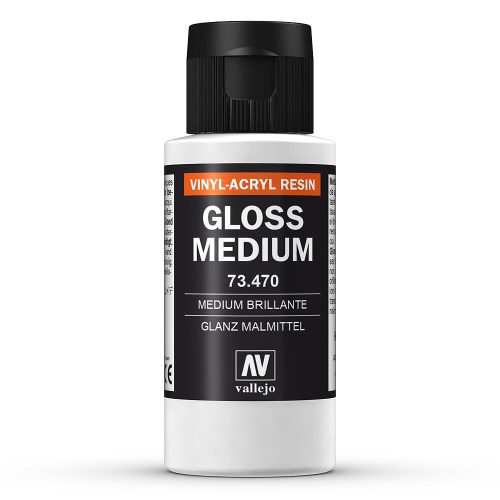 Vallejo 73470 Gloss Medium, 60 ml (Model Color) akril makett festék