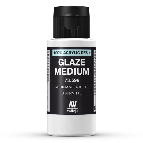 Vallejo 73596 Glaze, Medium, 60 ml (Model Color) akril makettfesték