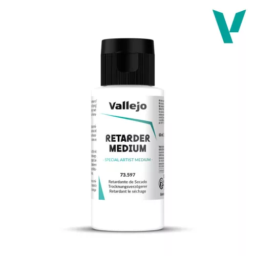 Vallejo 73597 Retarder, Medium, 60 ml (Model Color) - Kötéslassító folyadék