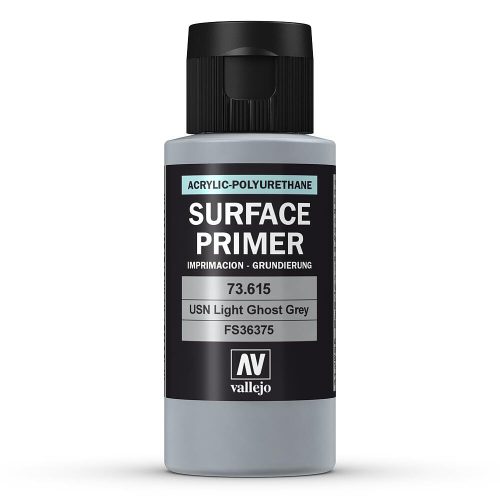 Vallejo 73615 USN Light Ghost Grey (FS36375) Surface Primer, 60 ml - akril alapozó makettfesték