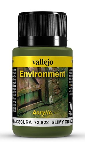 Vallejo 73822 Weathering Effect - Environment Slimy Grime Dark, 40 ml akril weathering effekt