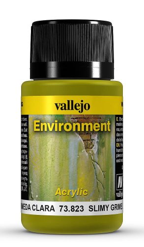 Vallejo 73823 Weathering Effect - Environment Slime Grime Dark, 40 ml akril weathering effekt