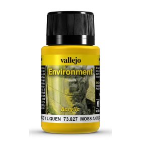   Vallejo 73827 Weathering Effect - Environment Moss and Lichen, 40 ml akril weathering effekt