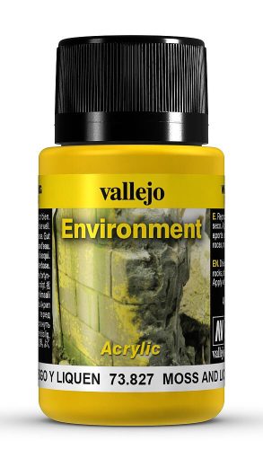 Vallejo 73827 Weathering Effect - Environment Moss and Lichen, 40 ml akril weathering effekt