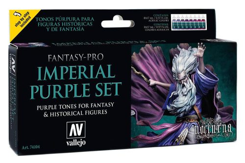 Vallejo 74104 Imperial Purple, 8 x 17 ml - akril makettfesték