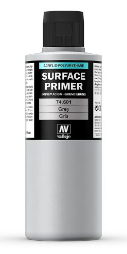 Vallejo 74601 Grey, Surface Primer (Model Color) 200 ml - akril alapozó modellfesték