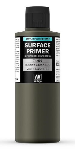 Vallejo 74609 Russian Green 4BO, Surface Primer (Model Color) 200 ml - akril alapozó modellfesték