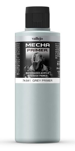 Vallejo 74641 Mecha Surface Primer Grey, 200 ml - akril alapozó modellfesték