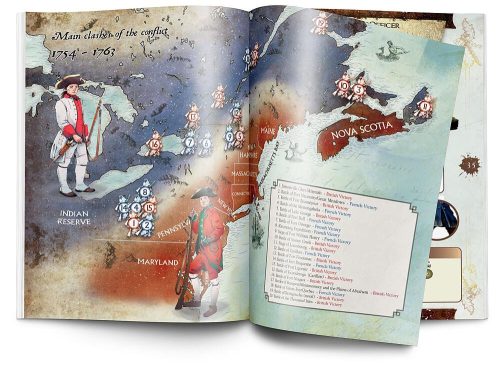Vallejo 75044 Painting War: French and Indian War - angol nyelvű könyv makettezéshez
