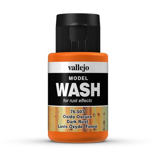 Vallejo 76507 Dark Rust Wash (model wash) - 35 ml bemosó folyadék