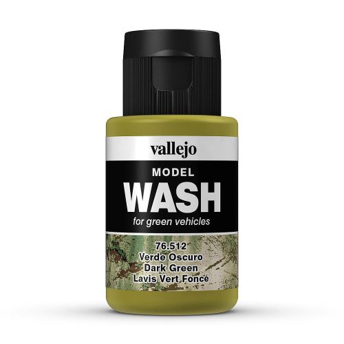 Vallejo 76512 Dark Green Wash (model wash) - 35 ml bemosó folyadék