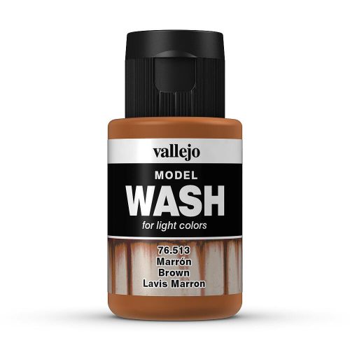 Vallejo 76513 Brown Wash (model wash) - 35 ml bemosó folyadék
