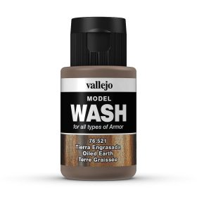   Vallejo 76521 Oiled Earth (model wash) - 35 ml bemosó folyadék