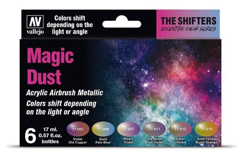 Vallejo 77090 Magic Dust Set - Eccentric Color Series akril makettfesték