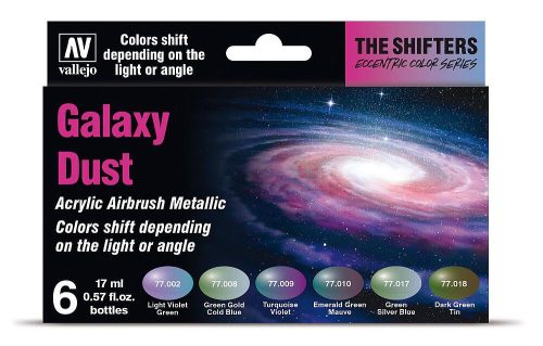 Vallejo 77092 Galaxy Dust Set - Eccentric Color Series akril makettfesték