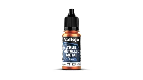 Vallejo 77124 ANCIENT COPPER - 18ml (True Metallic Metal Base) makett festék