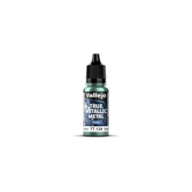   Vallejo 77134 DUSKEN GREEN - 18ml (True Metallic Metal Base) makett festék