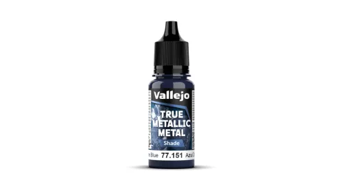 Vallejo 77151 SAPPHIRE BLUE - 18ml (True Metallic Metal Shade) makett festék