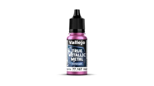Vallejo 77167 CRIMSON MAGENTA - 18ml (True Metallic Metal Airbrush) makett festék