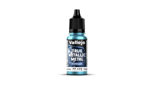 Vallejo 77172 HYDRA TURQUOISE - 18ml (True Metallic Metal Airbrush) makett festék