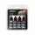 Vallejo 77254 RUBY RED festék szett - 18ml (True Metallic Metal) 4 db makett festék