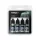 Vallejo 77257 DUSKEN GREEN festék szett - 18ml (True Metallic Metal) 4 db makett festék