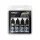 Vallejo 77258 AGED METAL festék szett - 18ml (True Metallic Metal) 4 db makett festék