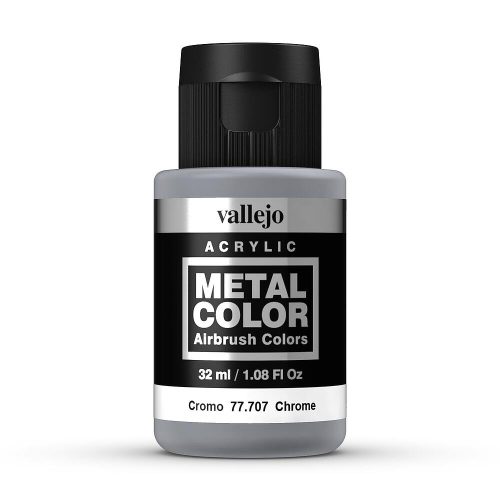 Vallejo 77707 Chrom (Metal Color), 32 ml - akril metál makettfesték