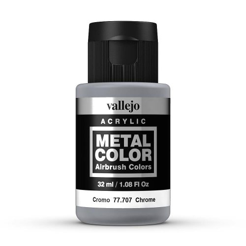 Vallejo 77707 Chrom (Metal Color), 32 ml - akril metál makett festék