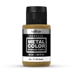   Vallejo 77725 Gold (Metal Color), 32 ml - akril metál makett festék